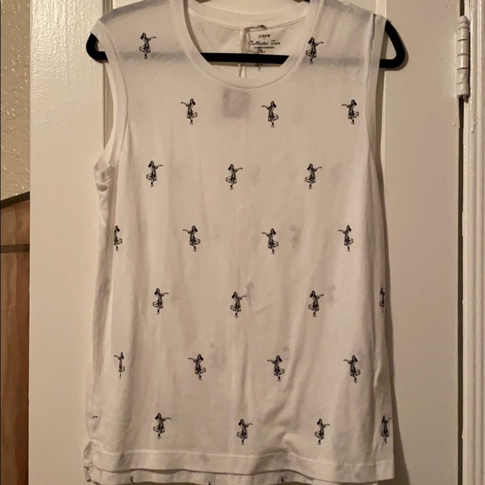 J Crew Hula Girl Collectors Tee